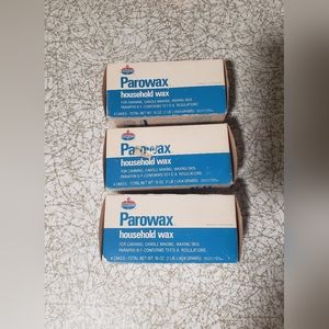 Parowax Household Wax 3 Paraffin Canning Candle Snow Skis Surf Board 1 lb